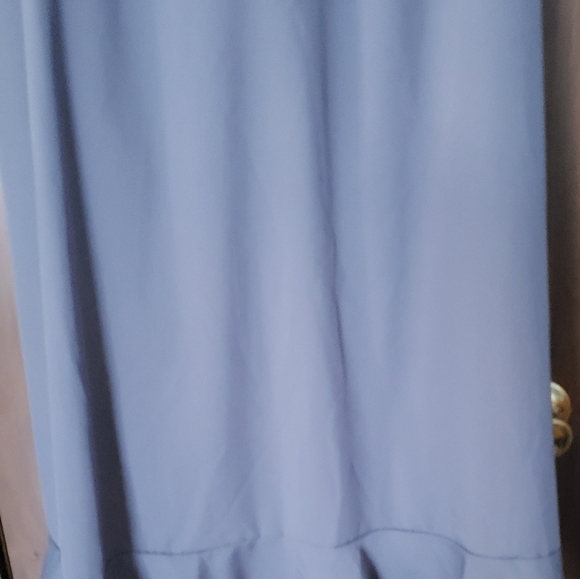 𝅺SHILONG Fashions Pant w/wrap ruffle tie skirt, sz med - Picture 4 of 5